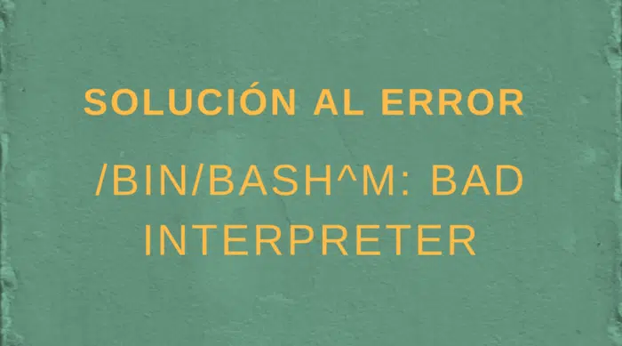 Bad Interpreter