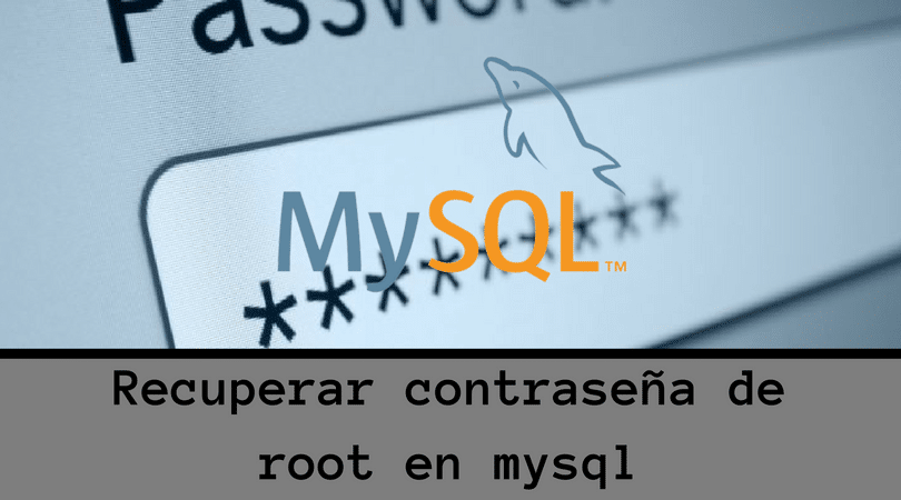 Contraseña de root en mysql