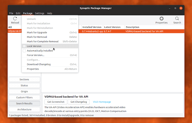 paquete se actualice en Ubuntu