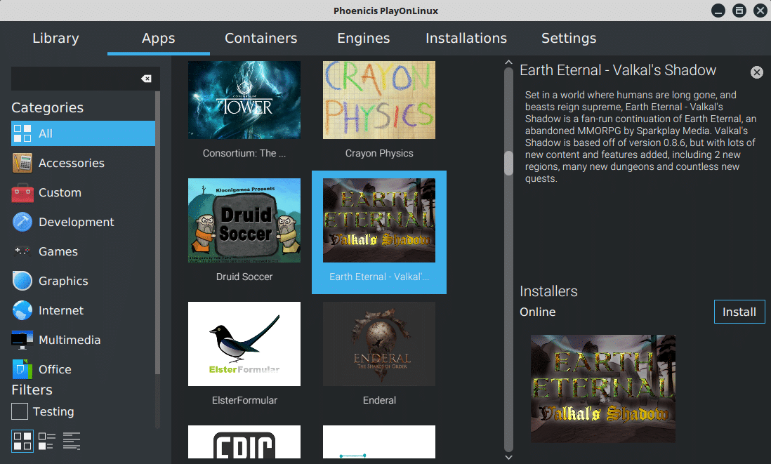 PlayOnLinux 5