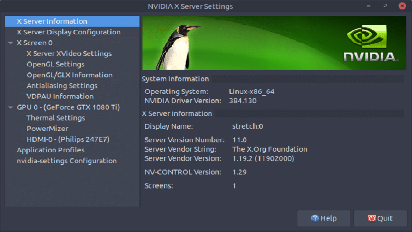 Nvidia en Debian 9