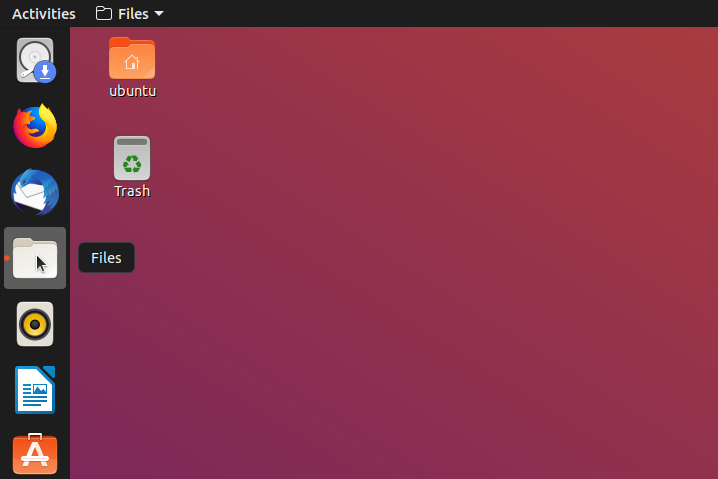 ubuntu gnome clic