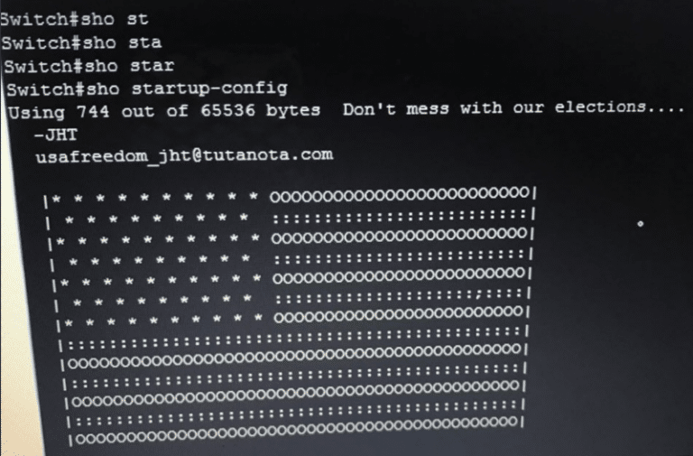 Hackers dejan la bandera de EE.UU luego vulnerar switches cisco en Rusia e irán
