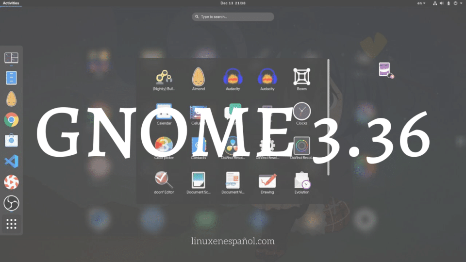 GNOME 3.36