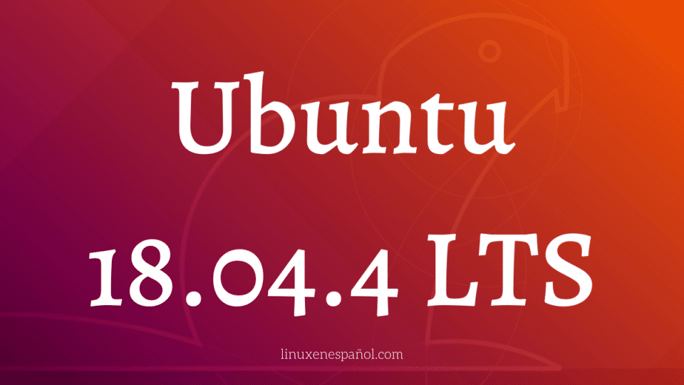 Ubuntu 18.04.4 LTS