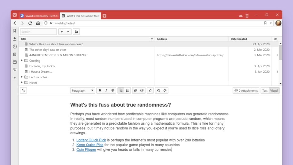 Vivaldi 3.1