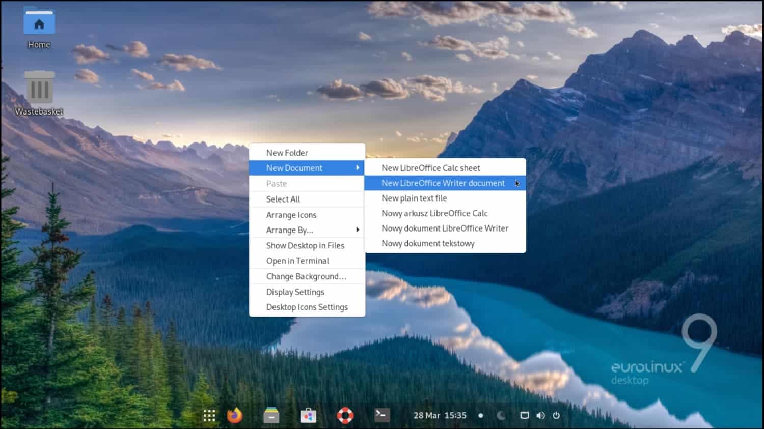 EuroLinux Desktop 9.1