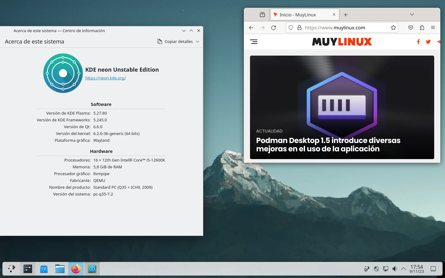 KDE neon Unstable
