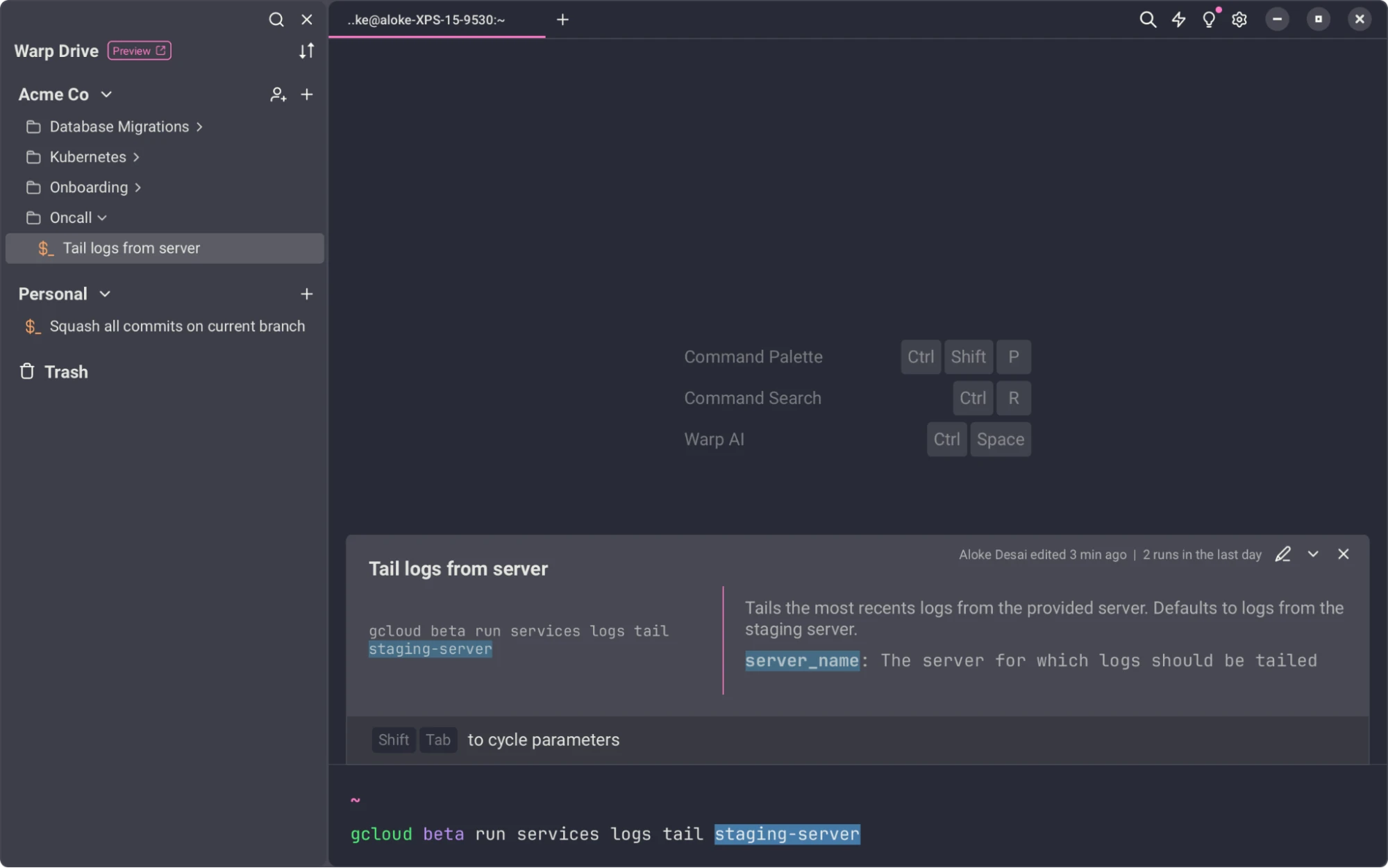 Warp para Linux
