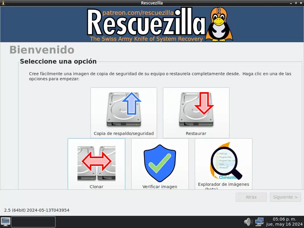 Rescuezilla 2.5