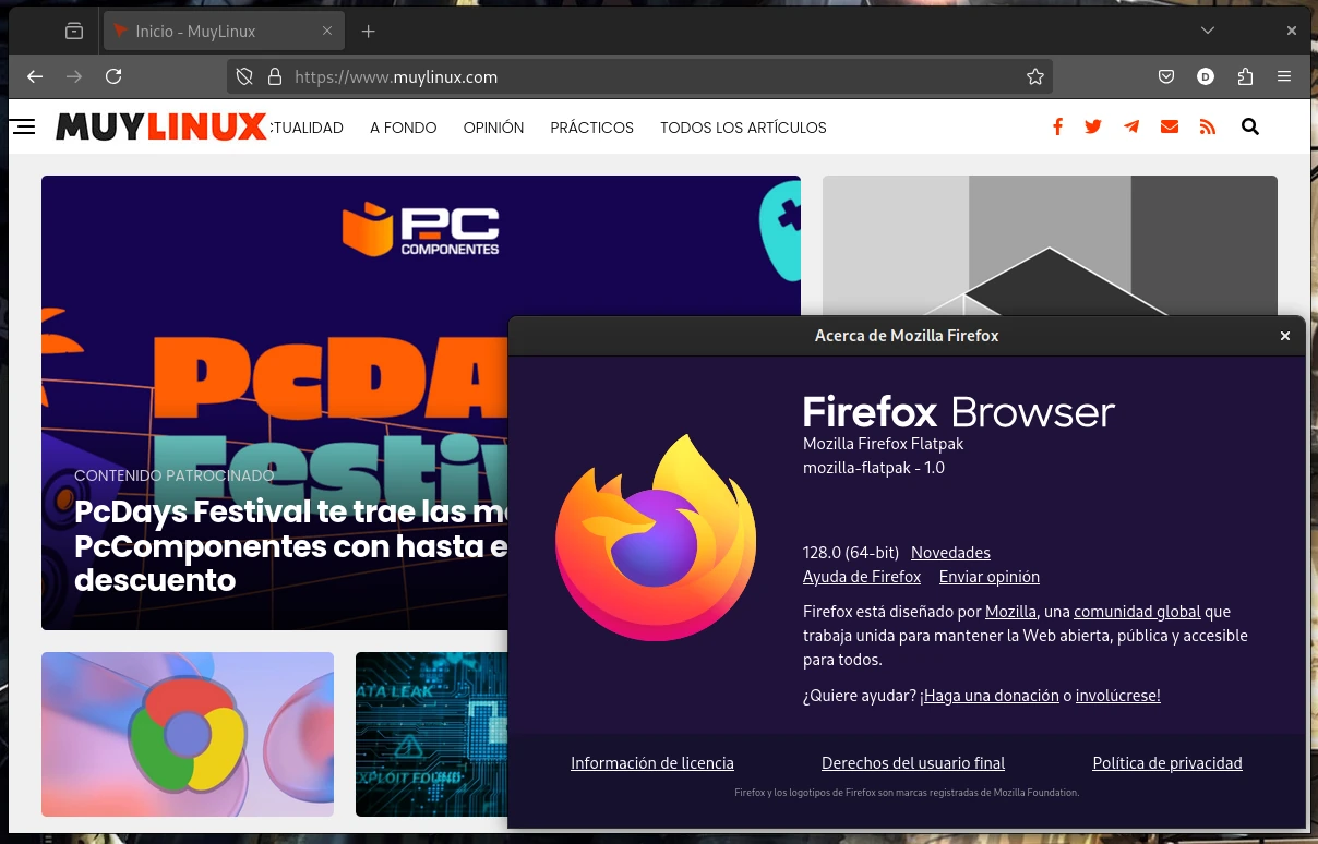 Mozilla Firefox 128