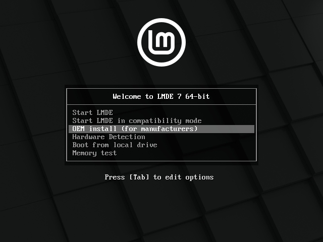 linux mint oem