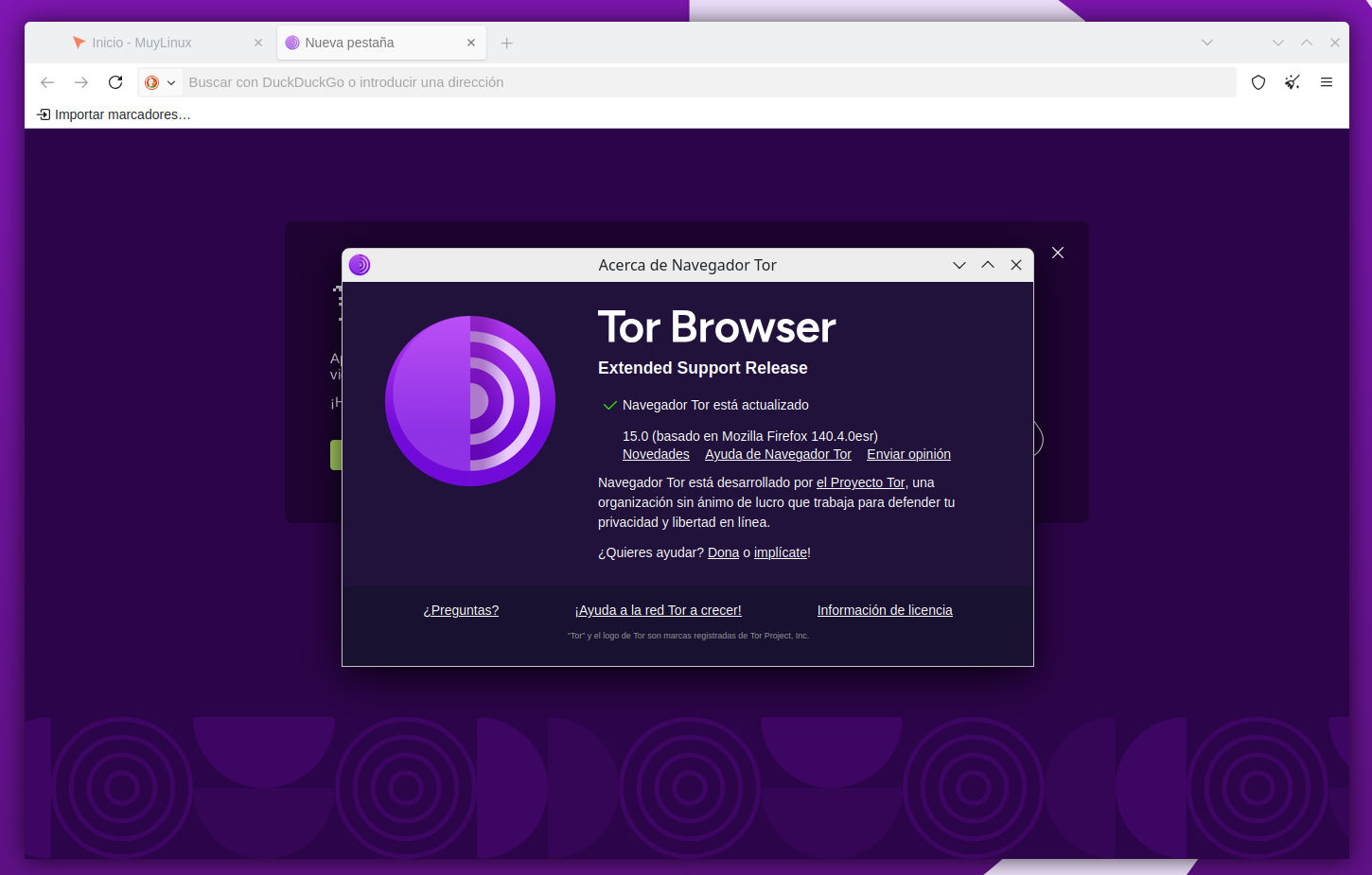 Tor Browser 15