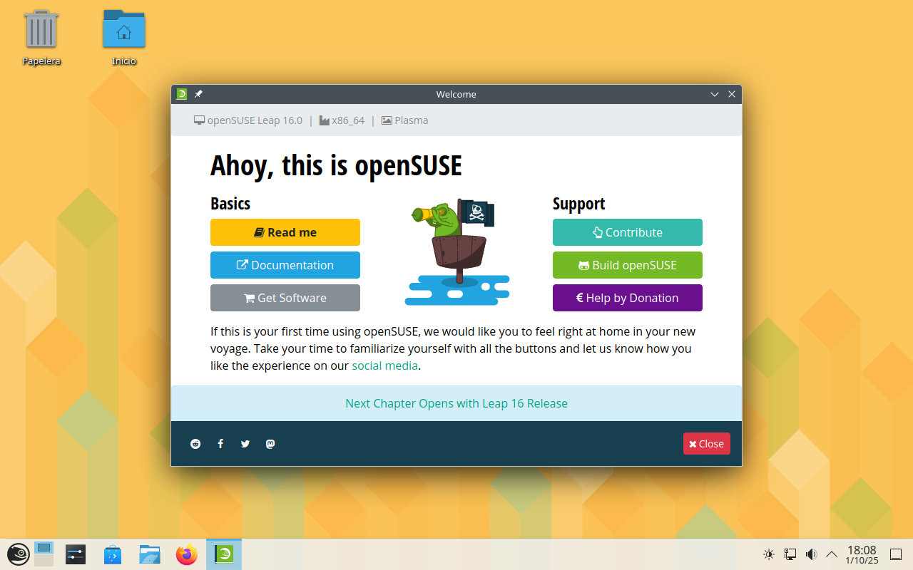 openSUSE Leap 16