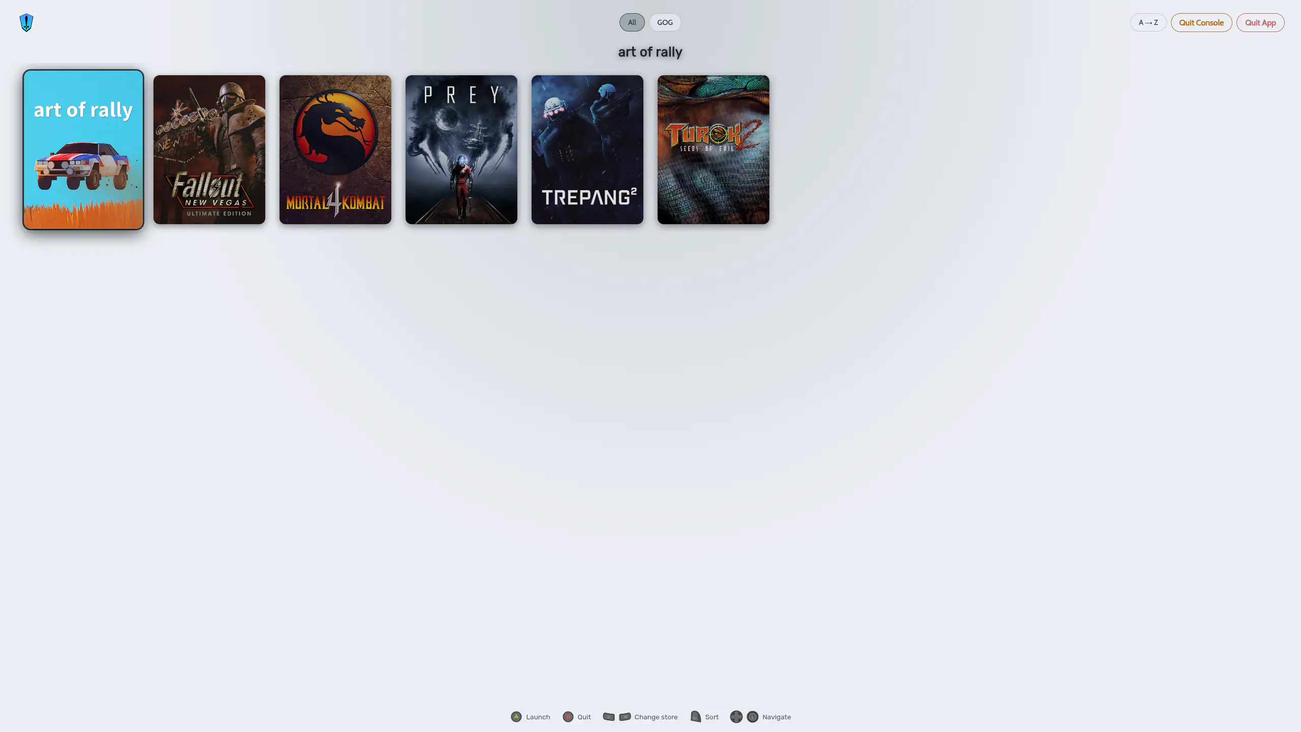 Console Mode de Heroic Games Launcher 2.21