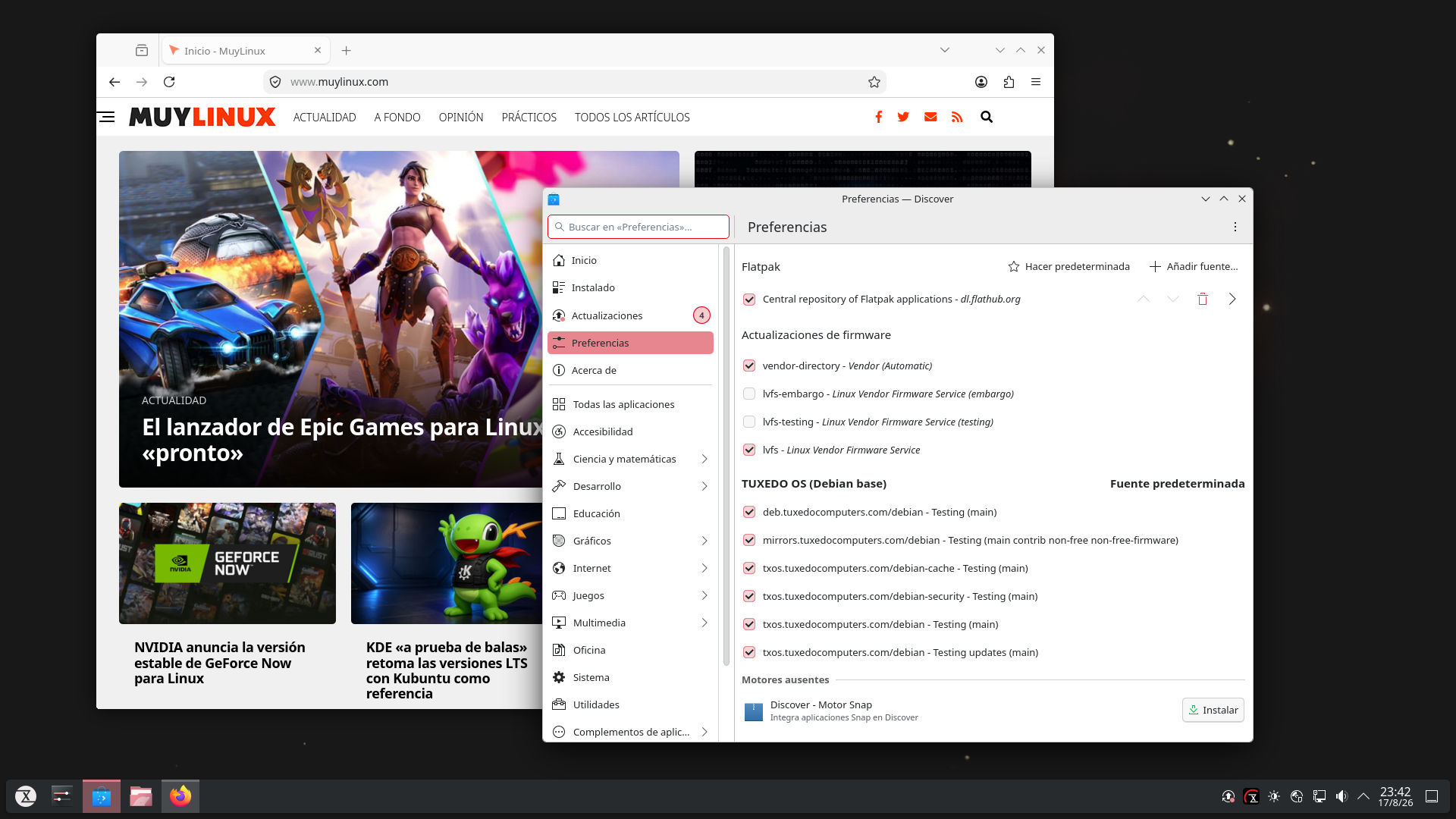 Tuxedo OS Debian Beta